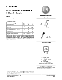 Click here to download J112G Datasheet