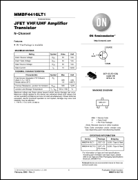 Click here to download MMBF4416LT1G Datasheet