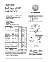 Click here to download NTJD4158CT1G Datasheet