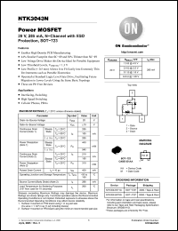 Click here to download NTK3043NT1 Datasheet