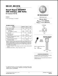 Click here to download BS107AG Datasheet