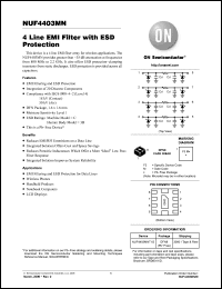 Click here to download NUF4403MNT1 Datasheet