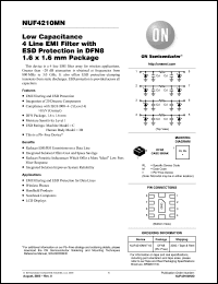 Click here to download NUF4210MNT1G Datasheet