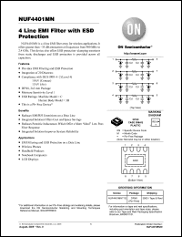 Click here to download NUF4401MNT1 Datasheet