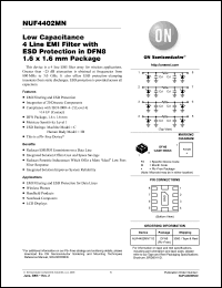 Click here to download NUF4402MNT1G Datasheet