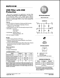 Click here to download NUF2101MT1G Datasheet