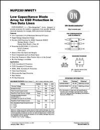 Click here to download NUP2301MW6T1G Datasheet