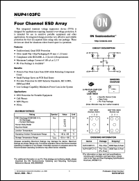 Click here to download NUP4103FCT1 Datasheet