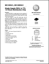 Click here to download MC100H641FNR2G Datasheet