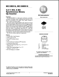 Click here to download MC10E016FNG Datasheet
