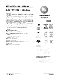 Click here to download MC100EP33MNR4G Datasheet