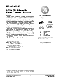 Click here to download MC100LVEL40DWG Datasheet