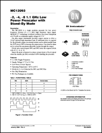 Click here to download MC12093DG Datasheet