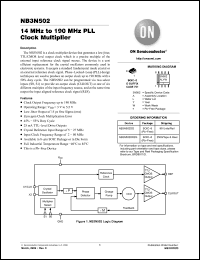 Click here to download NB3N502DR2G Datasheet