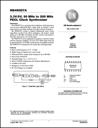 Click here to download NB4N507ADR2 Datasheet