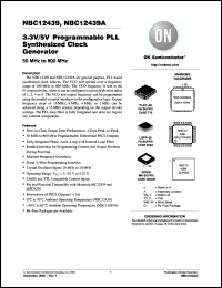 Click here to download NBC12439AFNR2G Datasheet