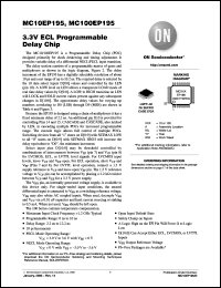 Click here to download MC10EP195FAG Datasheet
