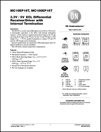 Click here to download MC100EP16TDR2G Datasheet