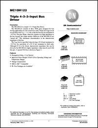 Click here to download MC10H123FNR2G Datasheet