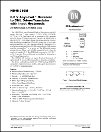 Click here to download NB4N316MDTR2G Datasheet