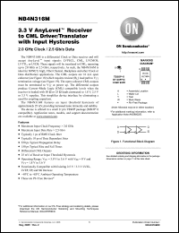 Click here to download NB4N316 Datasheet