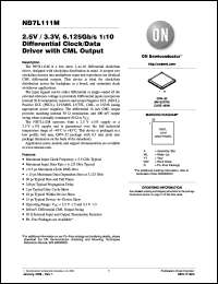 Click here to download NB7L111 Datasheet