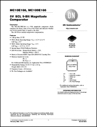 Click here to download MC100E166FNR2G Datasheet