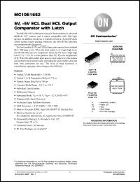 Click here to download MC10E1652FNG Datasheet