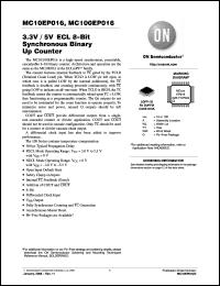 Click here to download MC10EP016FAR2 Datasheet