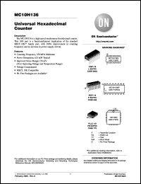 Click here to download MC10H136FNR2G Datasheet