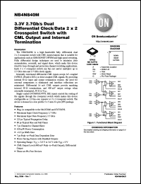 Click here to download NB4N840MMNR4G Datasheet