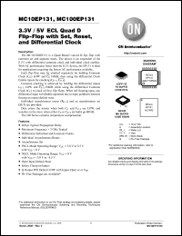 Click here to download MC10EP131MNG Datasheet