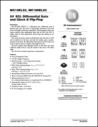 Click here to download MC100EL52DTR2 Datasheet