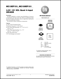 Click here to download MC10EP101MNG Datasheet