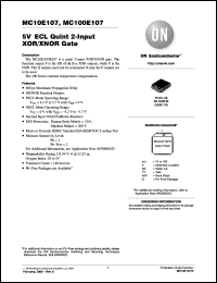 Click here to download MC10E107FNG Datasheet