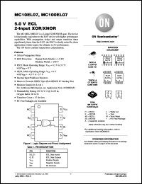 Click here to download MC100EL07DT Datasheet