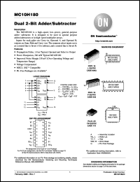 Click here to download MC10H180FNG Datasheet