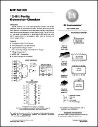 Click here to download MC10H160FNG Datasheet
