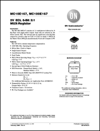 Click here to download MC10E167FNG Datasheet