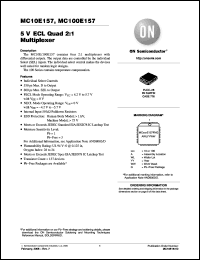 Click here to download MC10E157FNG Datasheet