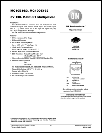Click here to download MC100E163FNR2G Datasheet