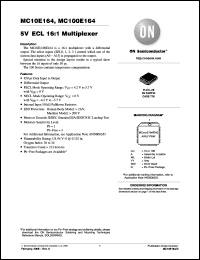 Click here to download MC100E164FNG Datasheet