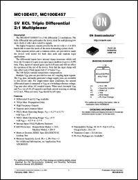 Click here to download MC10E457FNG Datasheet