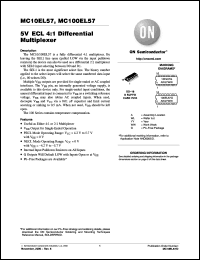 Click here to download MC100EL57DR2G Datasheet