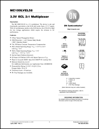 Click here to download MC100LVEL58DTG Datasheet