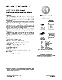 Click here to download MC100EP17DTR2G Datasheet