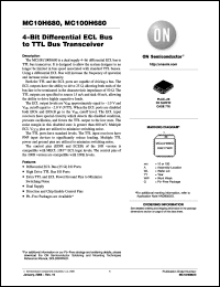 Click here to download MC10H680FNG Datasheet