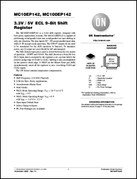 Click here to download MC100EP142FAR2G Datasheet