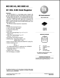 Click here to download MC10E143FNG Datasheet