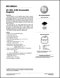 Click here to download MC100E241FNG Datasheet